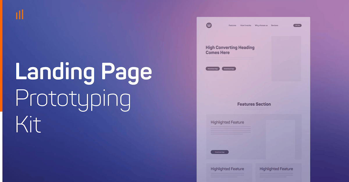 Miro Landing Page Prototyping Kit