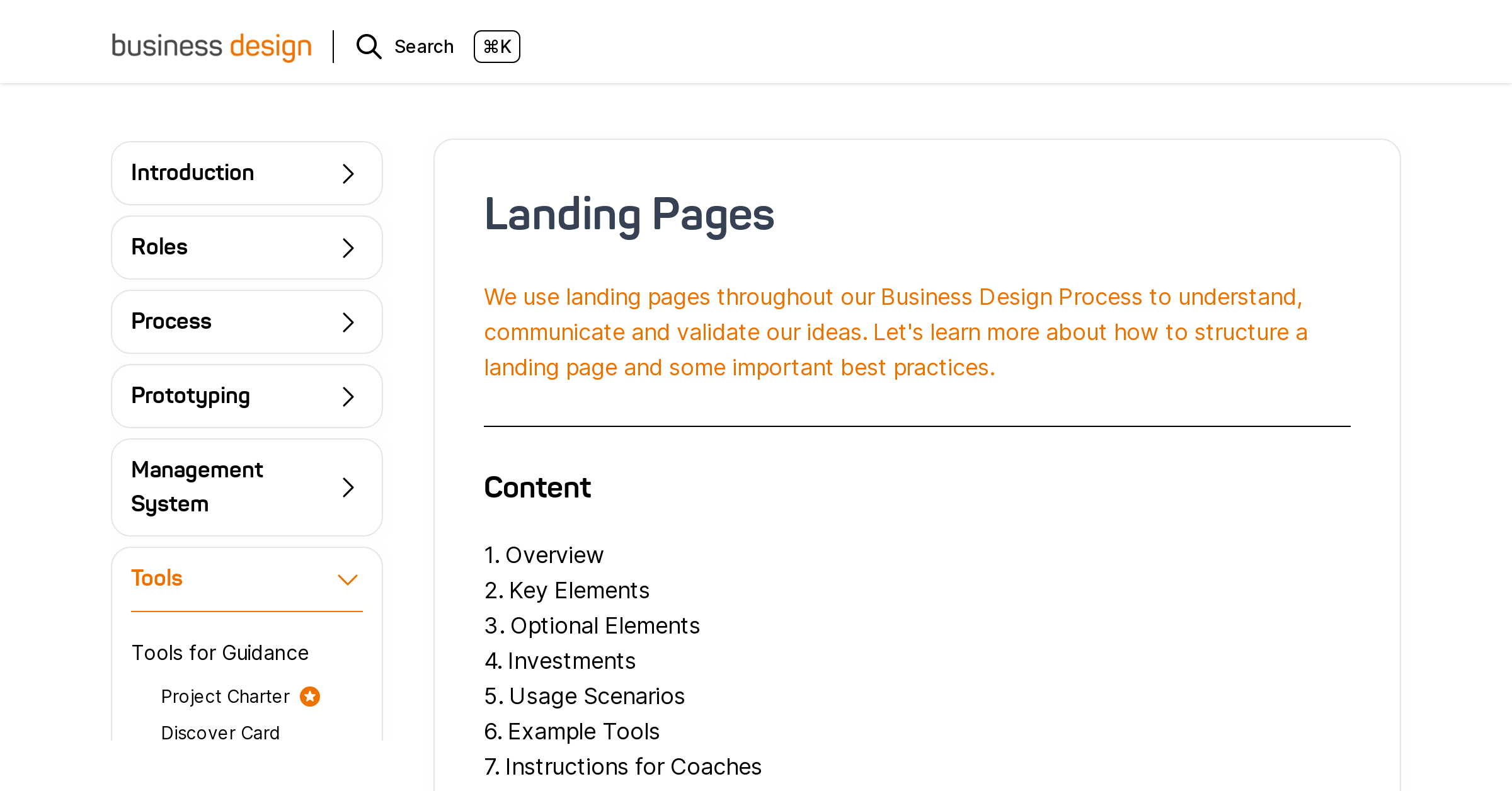 Landing Pages